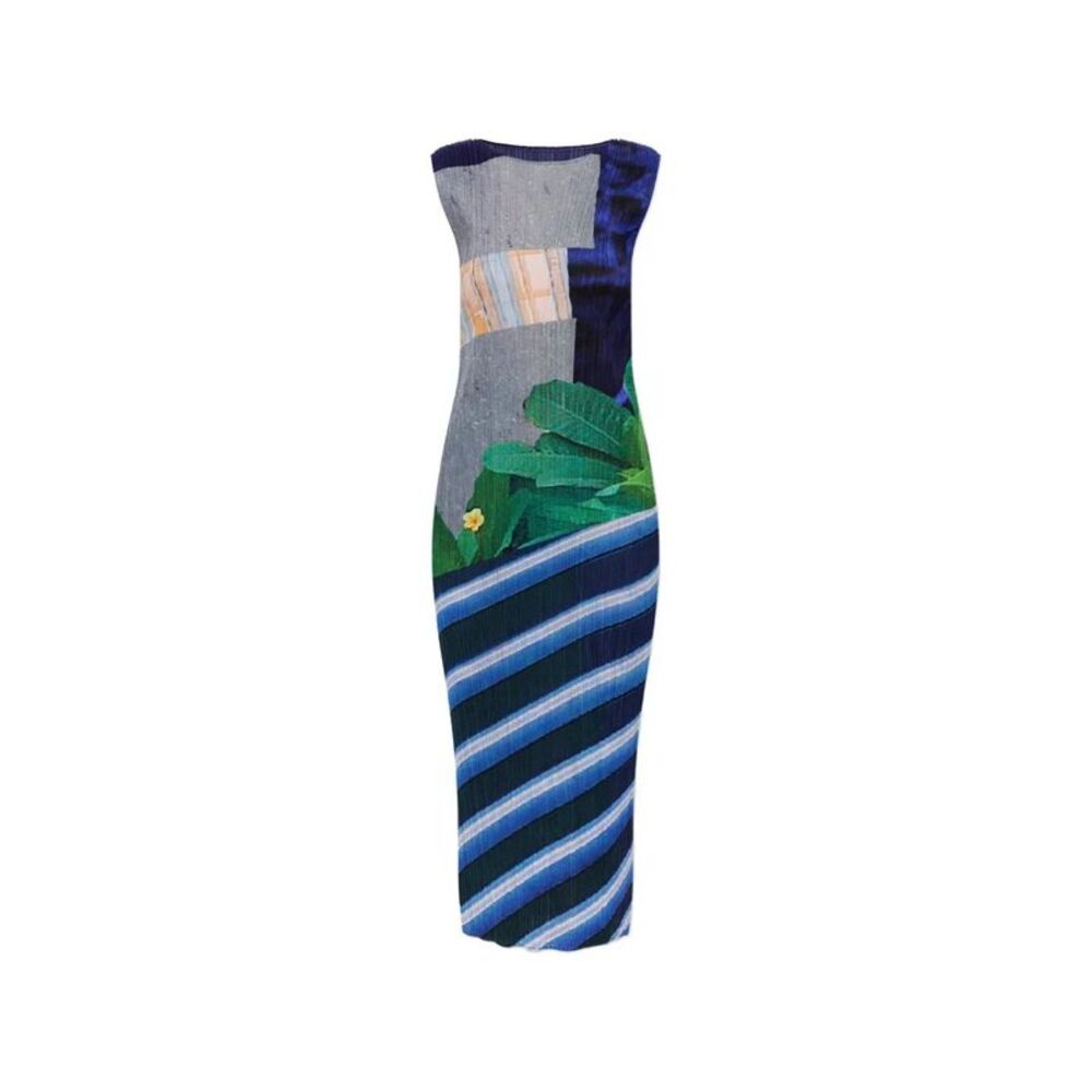 Pleats Please Women "City Collage" Dress